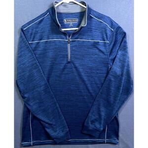 Pebble Beach Golf Dry-Luxe Performance Mens M 1/4 Zip L/S Shirt Moisture-Wicking